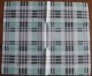 HILCO Microfibre Cleaning Cloth ~  Green Plaid 44/643/0999